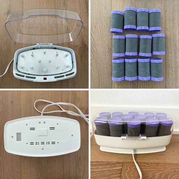 Vintage Conair More Big Curls Volume Hairsetter 1998 Jumbo Rollers 1 ½” CHV12N - Picture 4 of 10